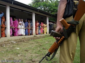 Up to 2 million security personnel have been deployed to safeguard India's elections