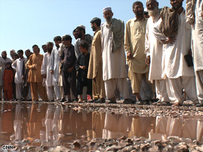Thousands of displaced Pakistani civilians have flooded refugee camps.