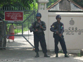 Officials in Myanmar say this self-portrait was found on John Yettaw's digital camera.