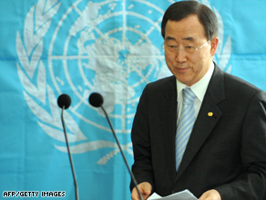 U.N. chief Ban Ki-moon welcomed Sri Lanka's pledge to dismantle the welfare villages.