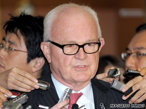 U.S. special envoy Stephen Bosworth says North Korean claims of U.S. aggression are "groundless."