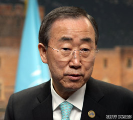 U.N. chief urges Myanmar to hold 'fair' election