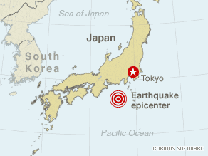 Magnitude 7.1 earthquake strikes Japan coast