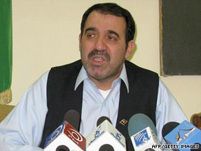 File image of Ahmad Wali Karzai, brother of President Hamid Karzai