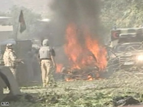 Initial video footage showed scenes from the blast in Kabul.