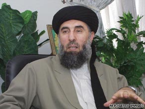 Afghan warlord and former prime minister Gulbuddin Hekmatyar is wanted by the Pentagon.