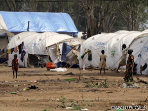 In this file photo Tamil civilians are seen at Menik Farm refugee camp on the outskirts of Vavuniya, Sri Lanka.