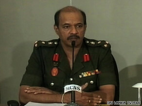 Sri Lanka's military spokesman Brigadier Udaya Nanayakkara claims the video was staged.