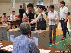 Voters in Tokyo head to the polls Sunday for Japan's parliamentary elections.