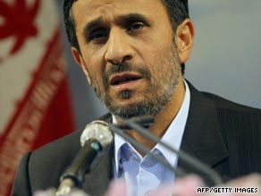 Iranian President Mahmoud Ahmadinejad