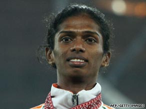 Santhi Soundarajan lost her 2006 Asian Games silver medal after failing a gender test.