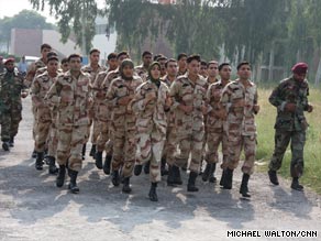 Pakistani fighter pilot cadets go through their paces at Risalpur air base in Pakistan.