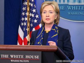 Hillary Clinton lauds the president's patience and persistence while deciding about troop strength.