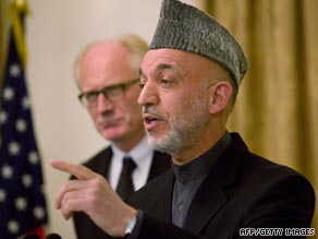 Initial results gave President Hamid Karzai the poll win, but a U.N.-backed panel subsequently disputed it.