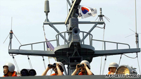 Two Koreas' navies clash