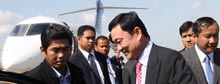 Thaksin in Cambodia; Thais angry
