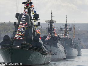 Russia's Black Sea fleet is based in Sevastopol under a lease agreement with Ukraine that expires in 2017.