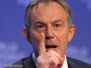 British ex-prime minister Tony Blair says issue of meeting details is current government's decision.