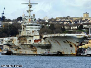 The scrapping of the aircraft carrier has been hugely controversial and a major headache for France.