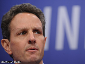 U.S. Treasury Secretary Timothy Geithner is calling on governments to help restart the flow of credit.