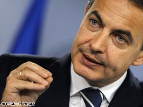 Spanish Prime Minister Jose Luis Rodriguez Zapatero has reshuffled his cabinet.