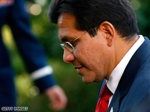 Former attorney general Alberto Gonzales is among six former Bush officials who face potential charges in Spain.
