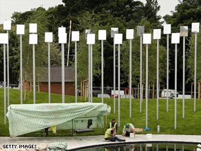 A memorial has been built for the 29 people killed and 300 injured in the Omagh bombing.