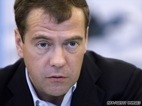 Russian President Dmitry Medvedev spoke to Italian media about conflicting views on U.S. missile defense.