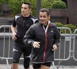 Sarkozy rushed to hospital in jogging scare