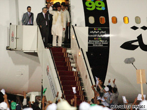 libya, hero's welcome