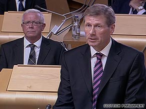 Scottish Justice Secretary Kenny MacAskill says compassion was the only factor in the release.