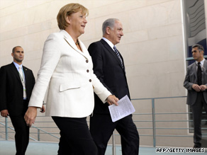 German Chancellor Angela Merkel and Israeli PM Benjamin Netanyahu meet in Berlin on Thursday