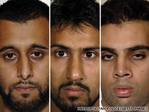 Left to right:Tanvir Hussain, <b>Abdulla Ahmed Ali</b> and Assad Sarwar were found ... - art.airline