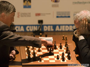 Kasparov with karpov