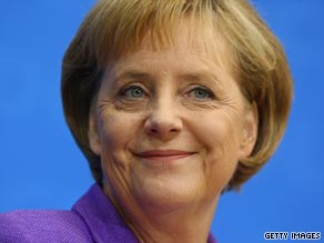 Angela Merkel has pledged to be "a Chancellor for all Germans".