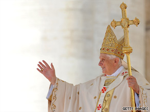 Pope Benedict XVI canonized five new saints Sunday in a Mass at St. Peter's Basilica in Vatican City.