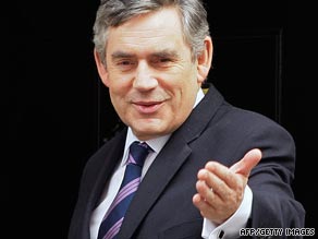 Gordon Brown's announcement was questioned by opposition leader David Cameron.