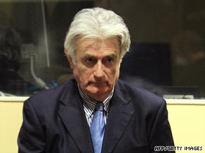 Karadzic faces 11 counts of war crimes, genocide, and crimes against humanity.