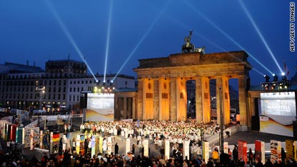 World leaders were gathering in the German capital Monday to mark 20 years since the collapse of the Berlin Wall redrew the map of Europe and brought about the end of the Cold War.