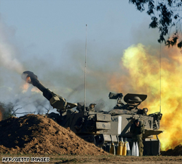 Israel encircles Gaza City; missile hits near school