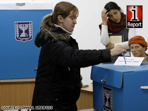 iReporter Daniel Dreifuss captured the scene as Israelis headed to the polls in Jerusalem.