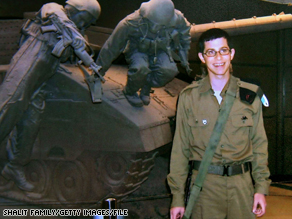Gilad Shalit, who was seized by Palestinians, is shown in a family photo.
