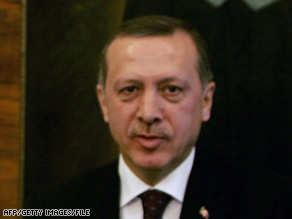 Turkish Prime Minister Recep Tayyip Erdogan says he's "positive" on the idea of U.S. troops crossing his country.