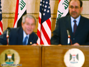 An Iraqi journalist touched off a firestorm when he threw his shoes at then-President Bush in December.