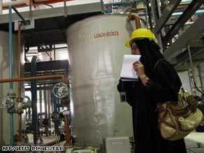 Iranian journalists toured the nuclear facility in February.