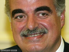 Syria has previously been linked to the murder of former Lebanese Prime Minister Rafik Hariri.