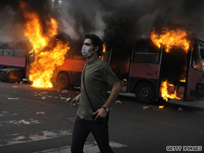 An eyewitness says the hatred is palpable on both sides in the streets of Tehran.