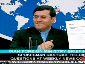 Iran's Foreign Ministry spokesman Hassan Qashqavi accused Western media outlets of targeting Iran.