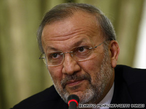 Iranian Foreign Minister Manouchehr Mottaki accused Britain of interfering in the country's recent vote.