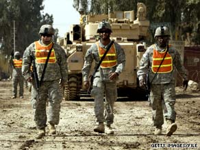 Except for soldiers in advisory roles, all U.S. combat troops will leave Iraqi cities and towns by June 30.